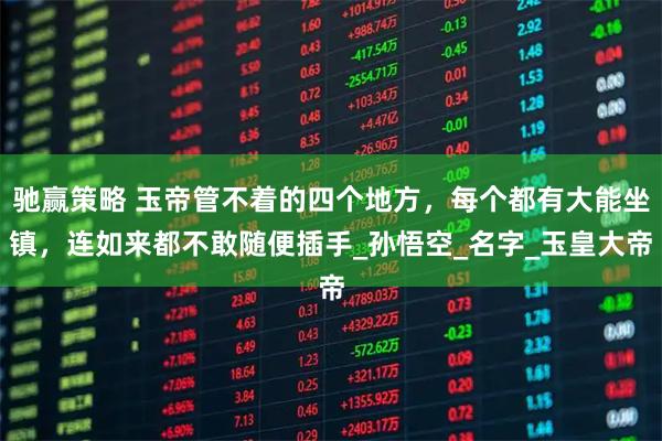 驰赢策略 玉帝管不着的四个地方，每个都有大能坐镇，连如来都不敢随便插手_孙悟空_名字_玉皇大帝